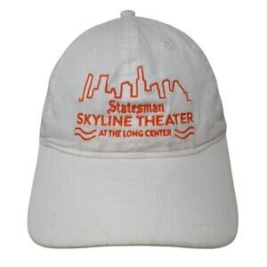 Statesman Skyline Theater At The Long Center Baseball Cap White One Size BIG X